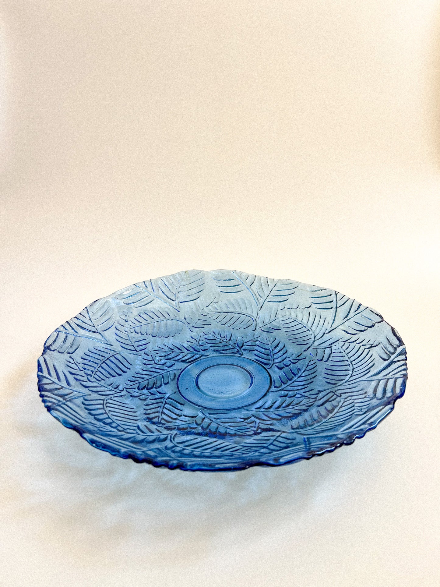 Plat bleu