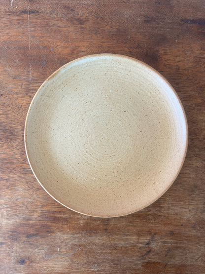 Assiette à dessert en grès