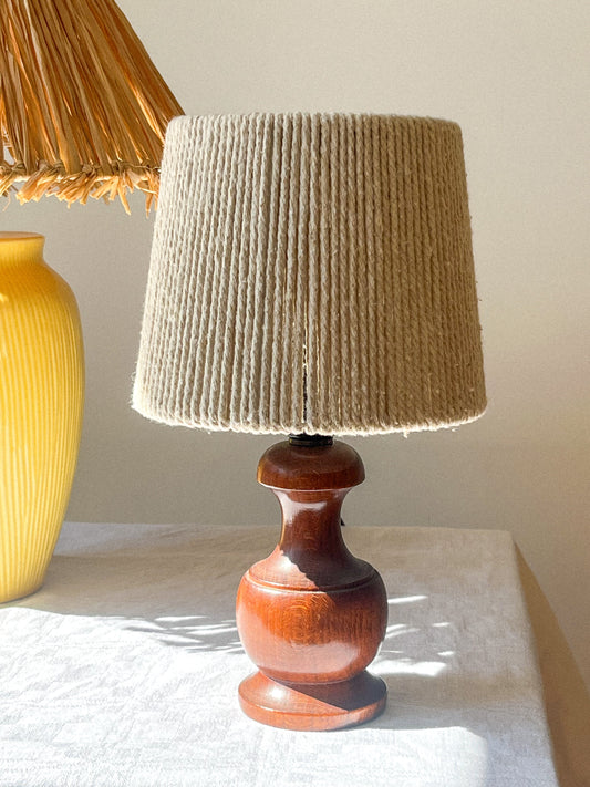 Lampe en bois